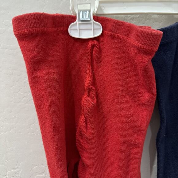 Primary Navy Blue & Red Footed Tights Bundle - Picture 4 of 7